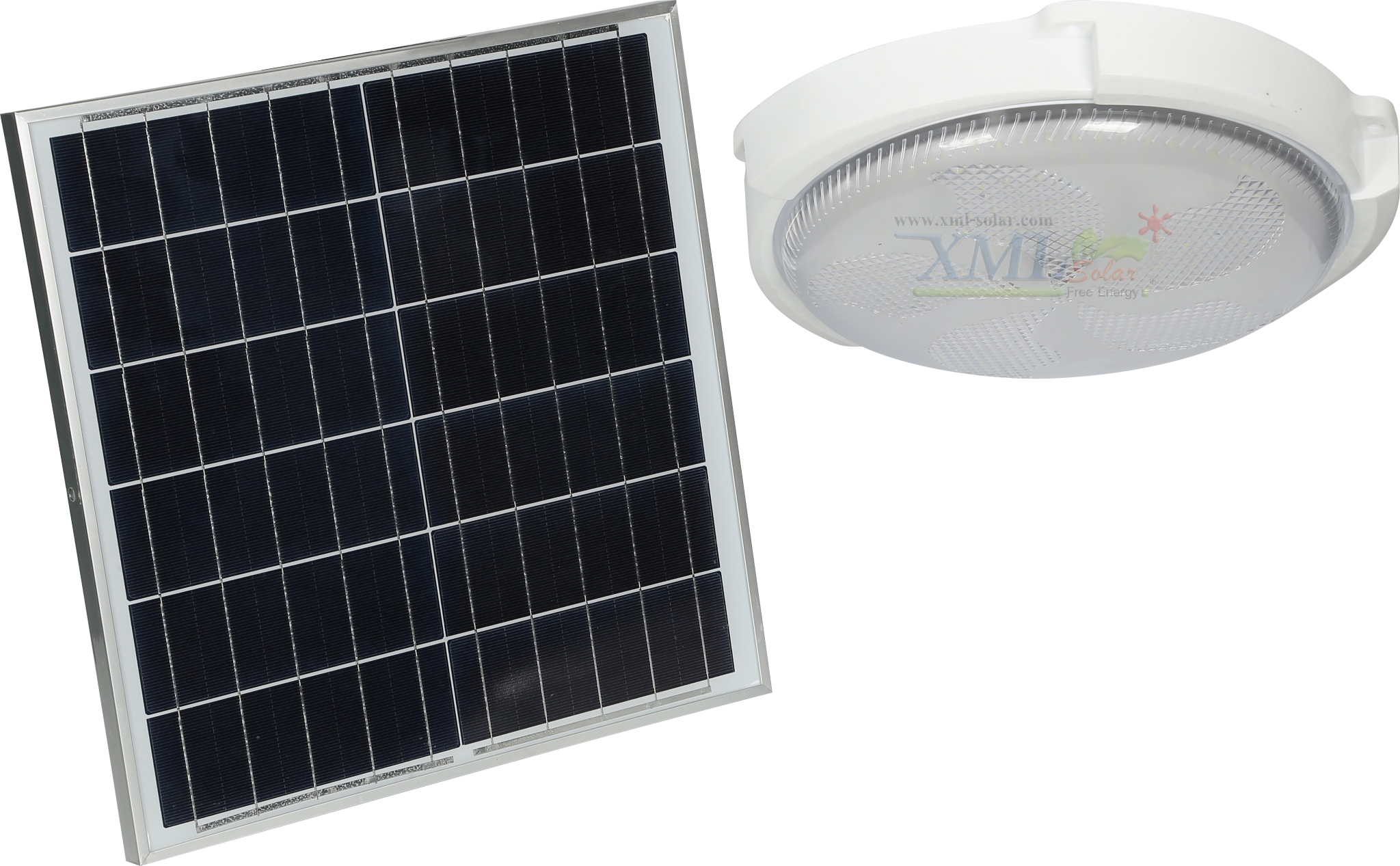 โคมไฟซาลาเปาโซล่าเซลล์ ติดเพดาน-ผนัง รุ่น 200W. (แสงขาว)