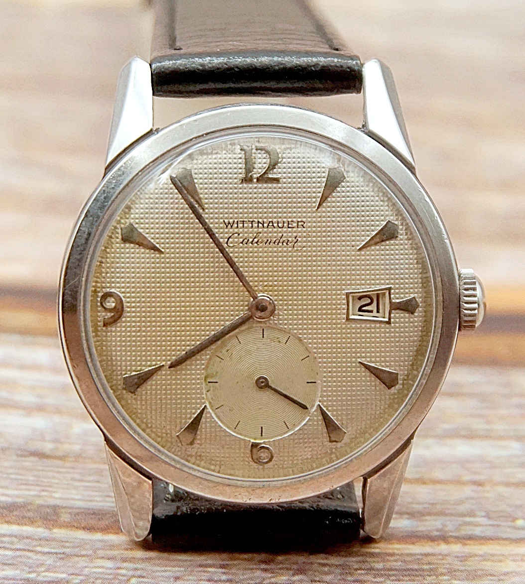 นาฬิกาเก่า WITTNAUER BY LONGINES ไขลานสองเข็มครึ่ง