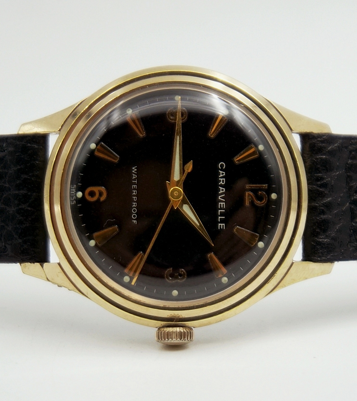 นาฬิกาเก่า CARAVELLE ไขลาน