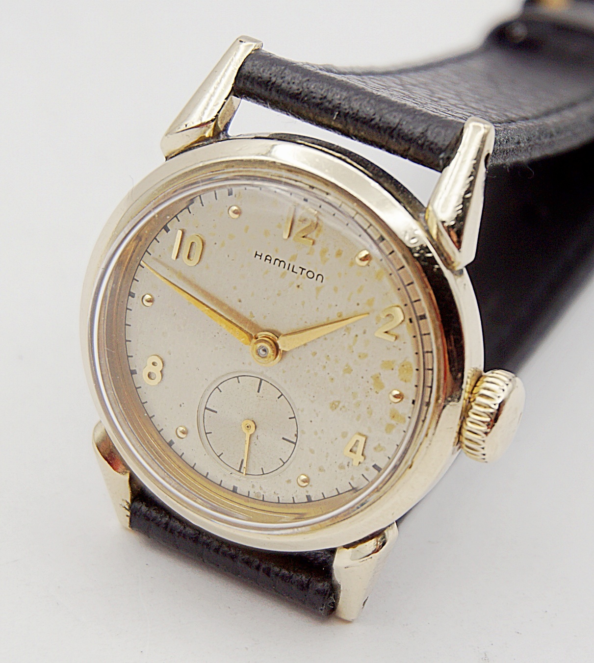 นาฬิกาเก่า HAMILTON ไขลานสองเข็มครึ่ง