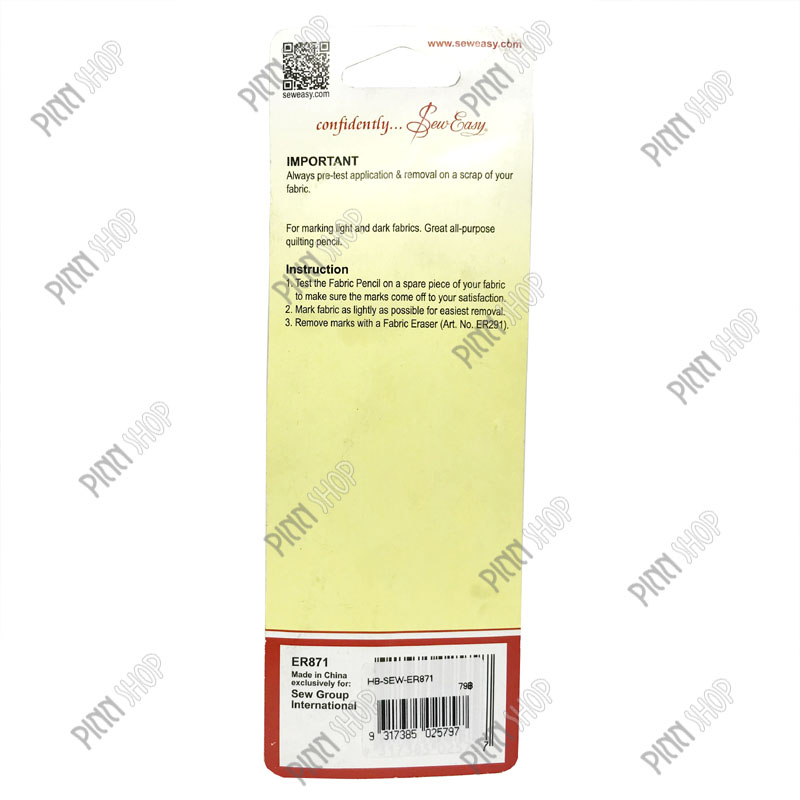 ดินสอเขียนผ้าสีเงิน