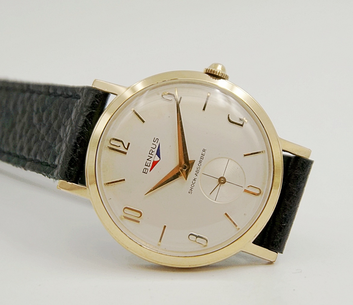 นาฬิกาเก่า BENRUS ไขลาน สองเข็มครึ่ง