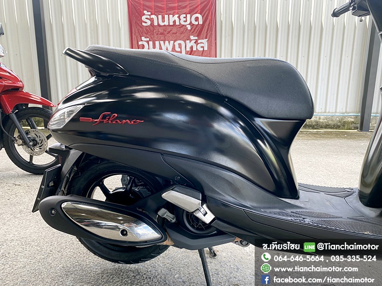 ★ดาวน์2,000★GRAND FILANO ปี 66 สีดำ เครื่องเดิมดี ชุดสีสวย ประหยัดน้ำมัน เครื่องดี ศูนย์ดี ใช้งานได้ทั้งครอบครัว ราคา 49,900