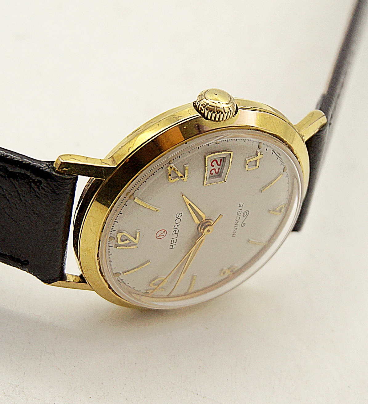 นาฬิกาเก่า HELBROS ไขลาน