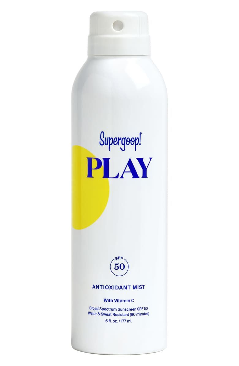 SUPERGOOP! PLAY Antioxidant Mist With Vitamin C Broad Spectrum Sunscreen SPF 50