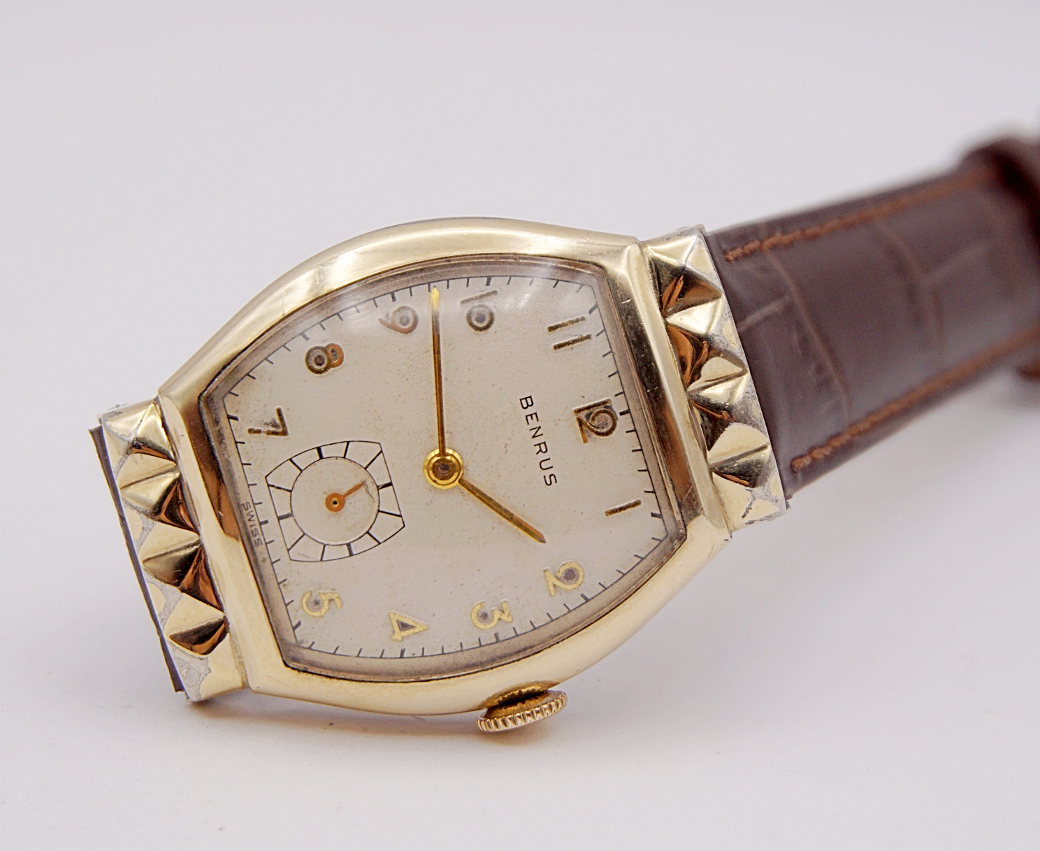 นาฬิกาเก่า BENRUS ไขลานสองเข็มครึ่ง