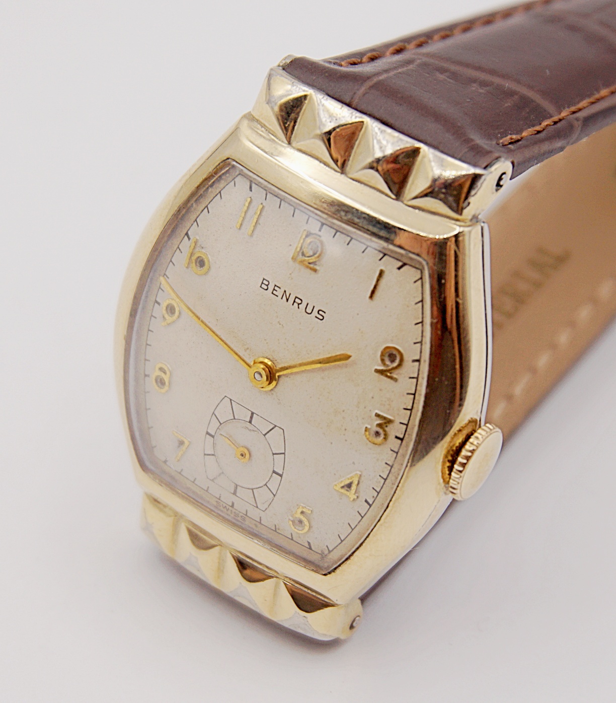 นาฬิกาเก่า BENRUS ไขลานสองเข็มครึ่ง