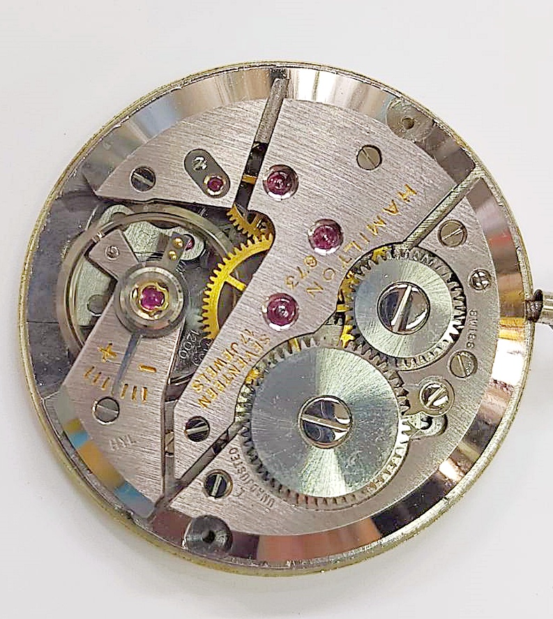 นาฬิกาเก่า HAMILTON ไขลานสองเข็มครึ่ง