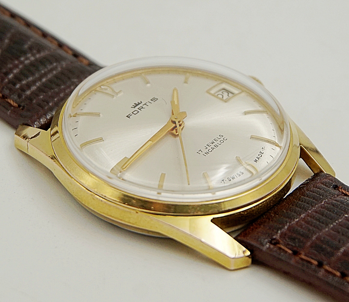 นาฬิกาเก่า FORTIS ไขลาน