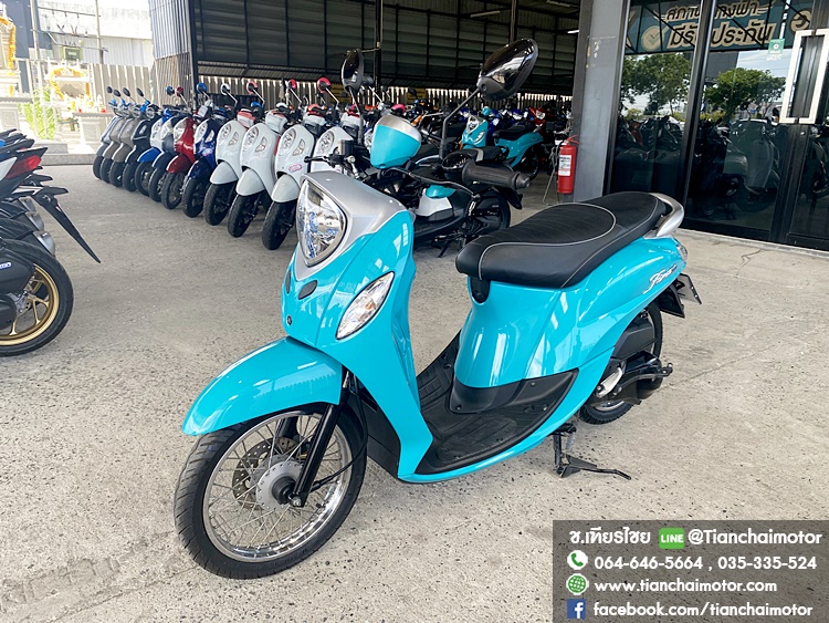 ★ดาวน์7,500★FINO ปี65 สีเขียวมิ้น ชุดสีสวยเป๊ะ วิ่งเพียง 4000 กิโล เหมือนรถใหม่มาก เครื่องเดิมแน่น ประหยัดน้ำมัน ราคา 41,900