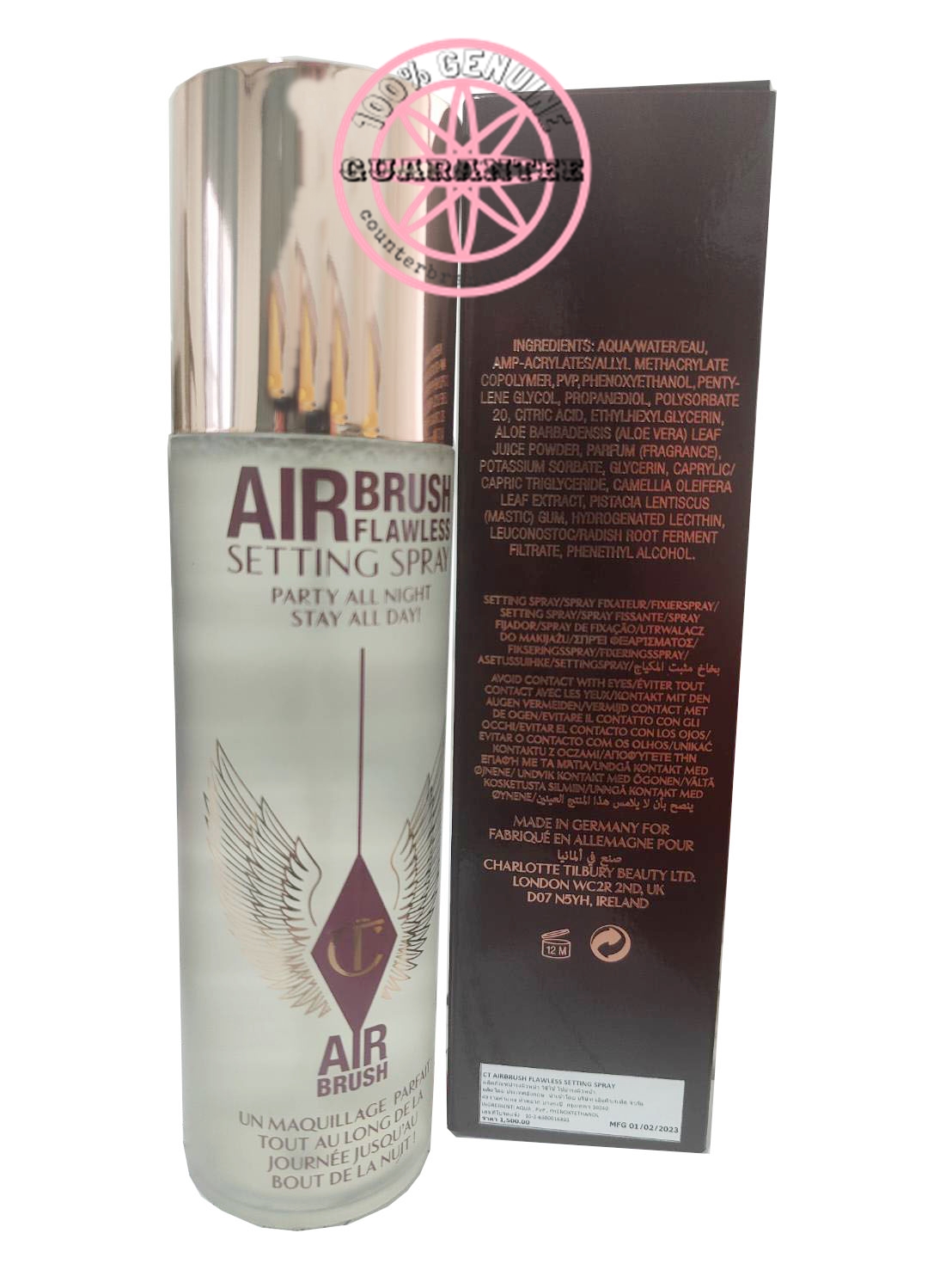 PRE-ORDER: CHARLOTTE TILBURY Airbrush Flawless Setting Spray