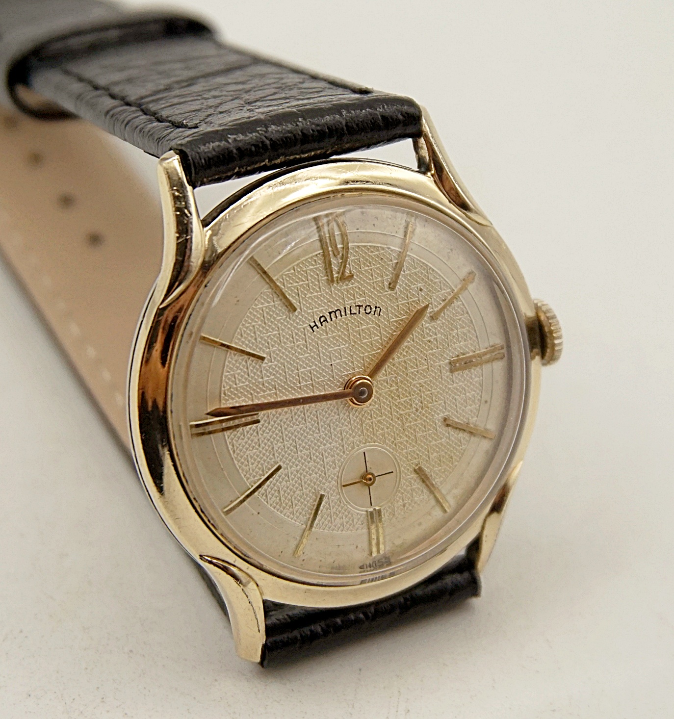 นาฬิกาเก่า HAMILTON ไขลานสองเข็มครึ่ง