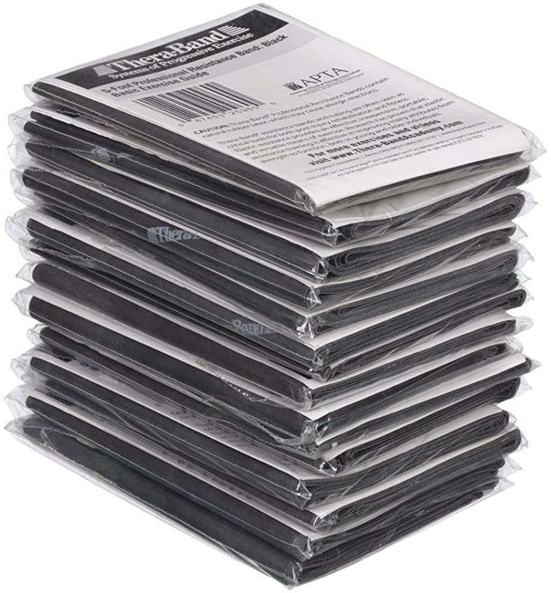 ยางยืดกายภาพบำบัด Thera band (สีดำ)