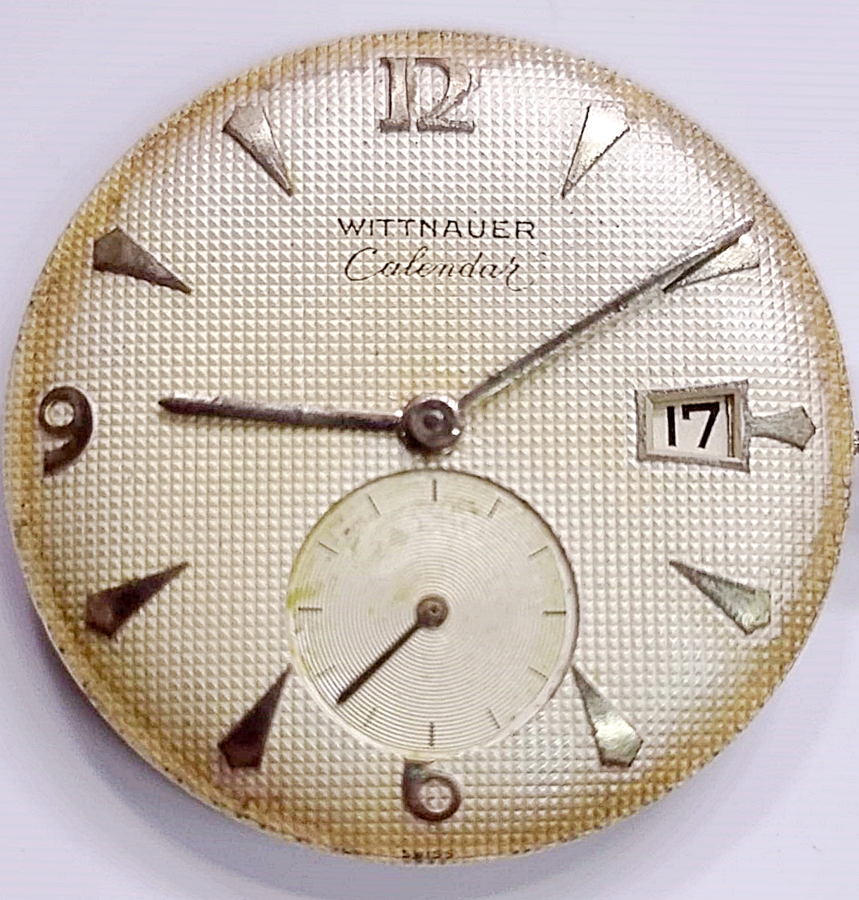 นาฬิกาเก่า WITTNAUER BY LONGINES ไขลานสองเข็มครึ่ง