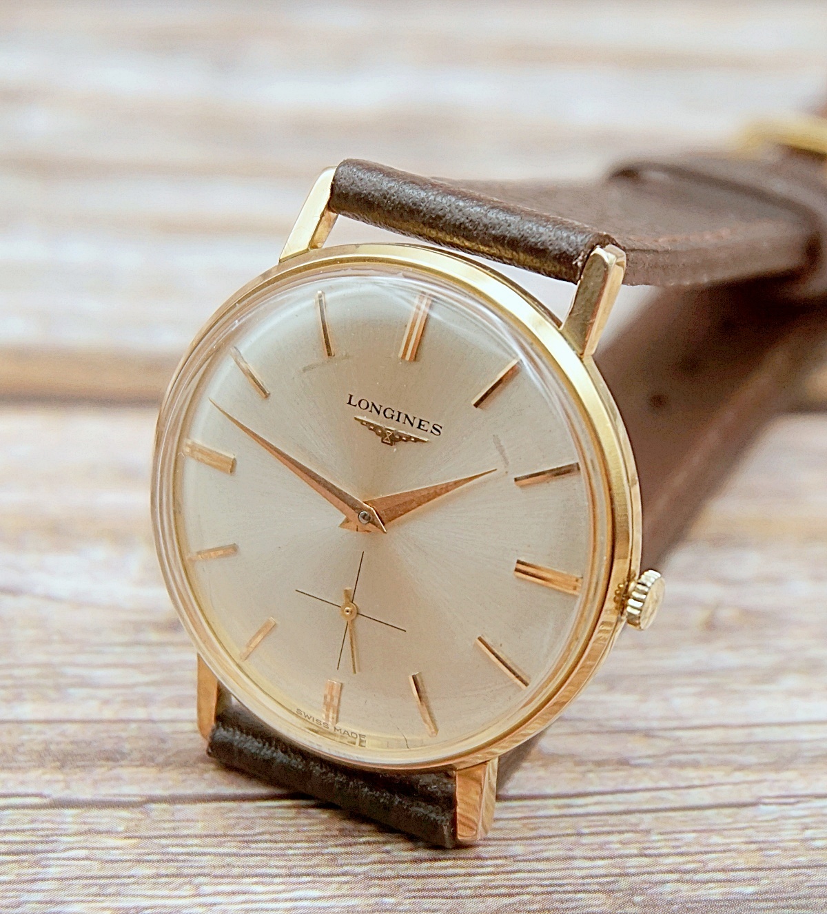 นาฬิกาเก่า LONGINES ไขลานสองเข็มครึ่ง