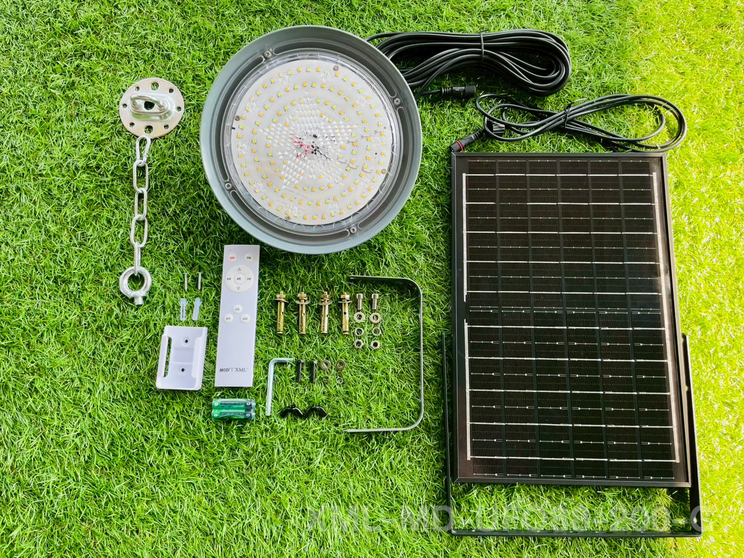 โคมไฟโซล่าเซลล์ ติดเพดาน MD-UFO88 รุ่น C (เปิดได้ 3 แสง)