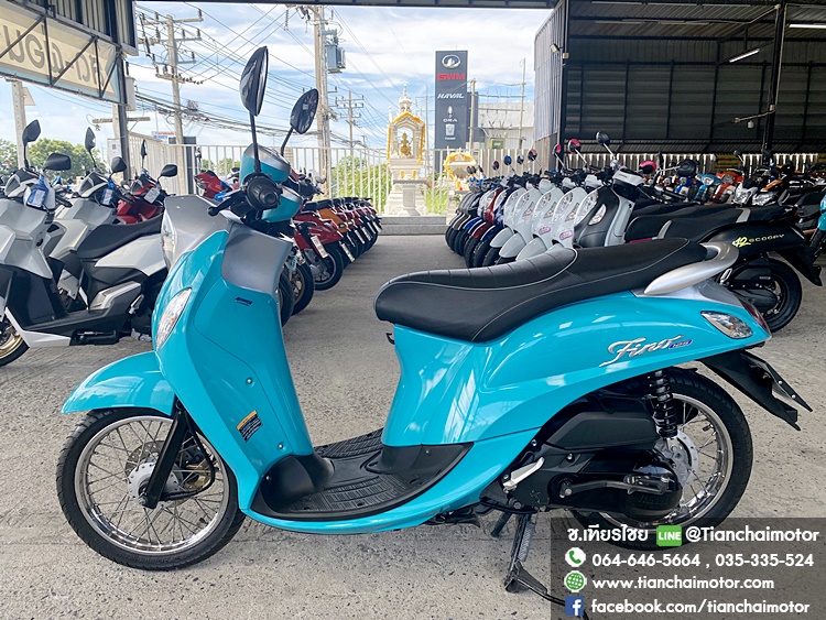 ★ดาวน์7,500★FINO ปี65 สีเขียวมิ้น ชุดสีสวยเป๊ะ วิ่งเพียง 4000 กิโล เหมือนรถใหม่มาก เครื่องเดิมแน่น ประหยัดน้ำมัน ราคา 41,900