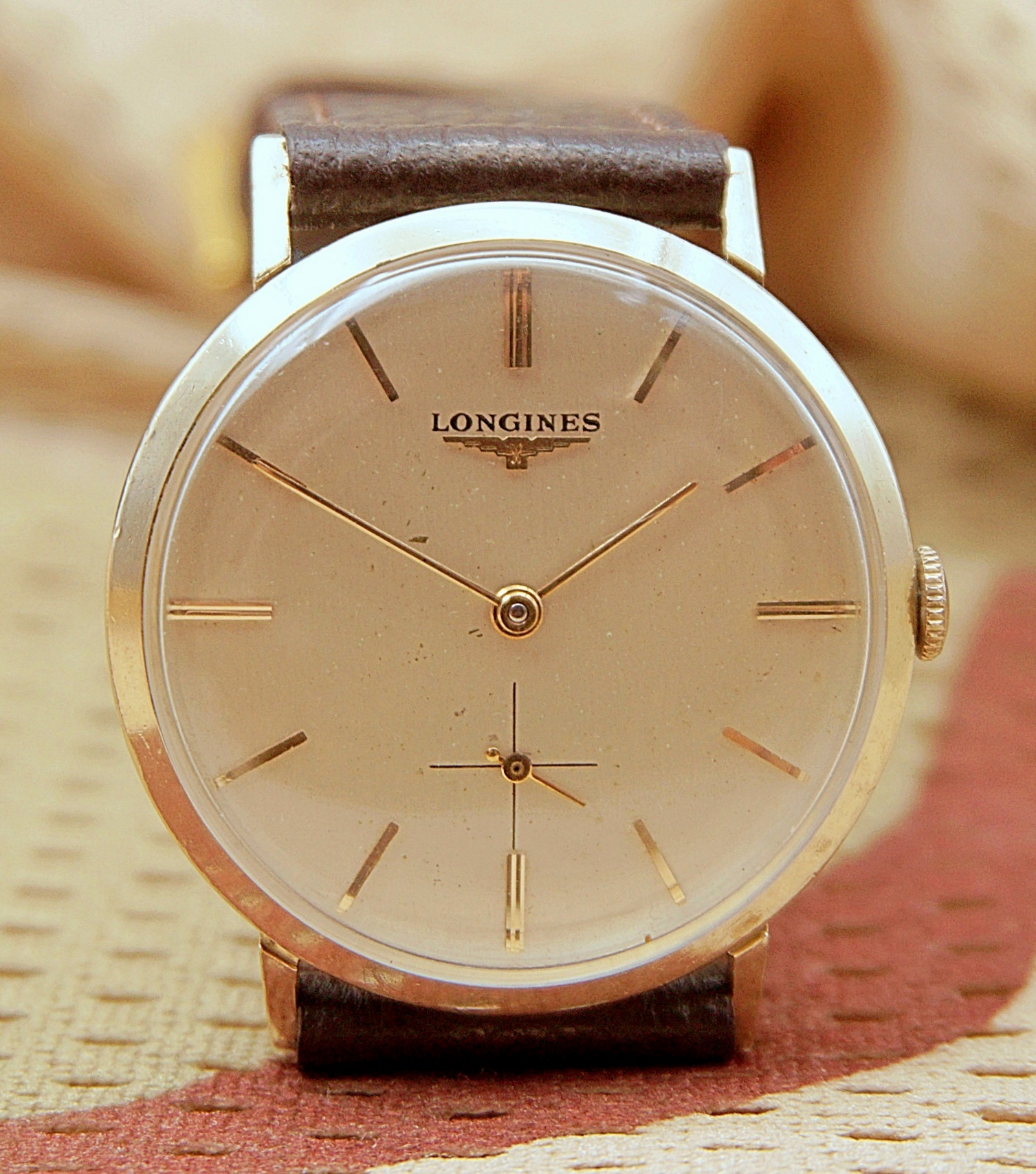 นาฬิกาเก่า LONGINES ไขลานสองเข็มครึ่ง