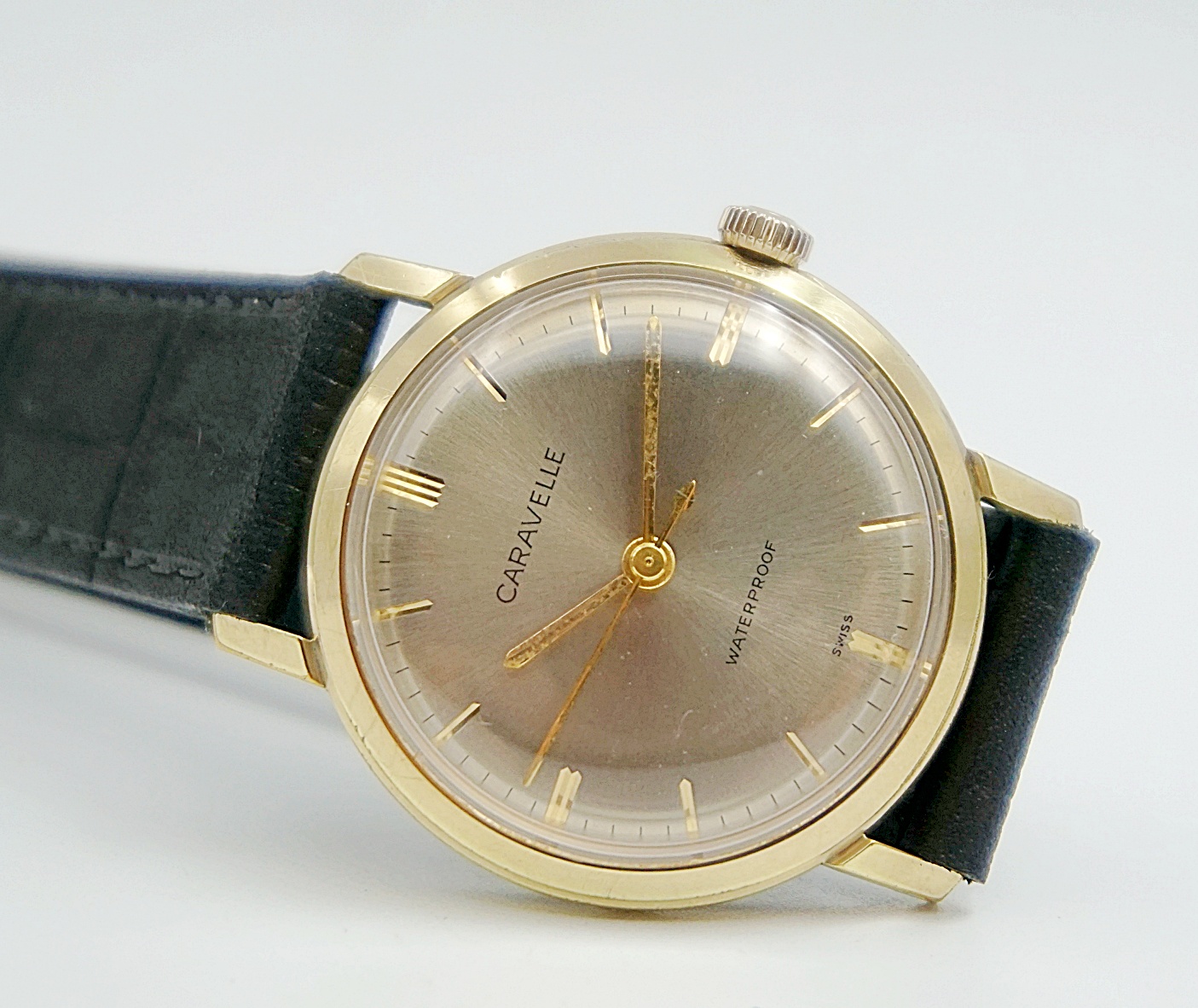 นาฬิกาเก่า CARAVELLE ไขลาน