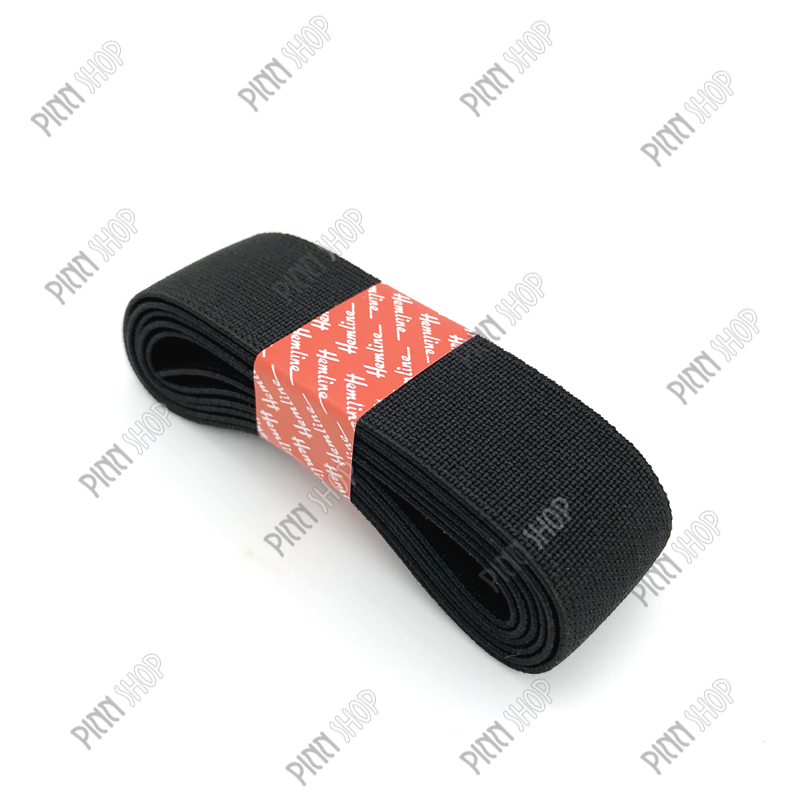 ยางยืดสีดำ กว้าง 1 นิ้ว