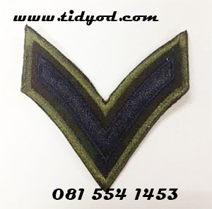 เครื่องหมายยศทหาร-เหล่าทหารแบบผ้า