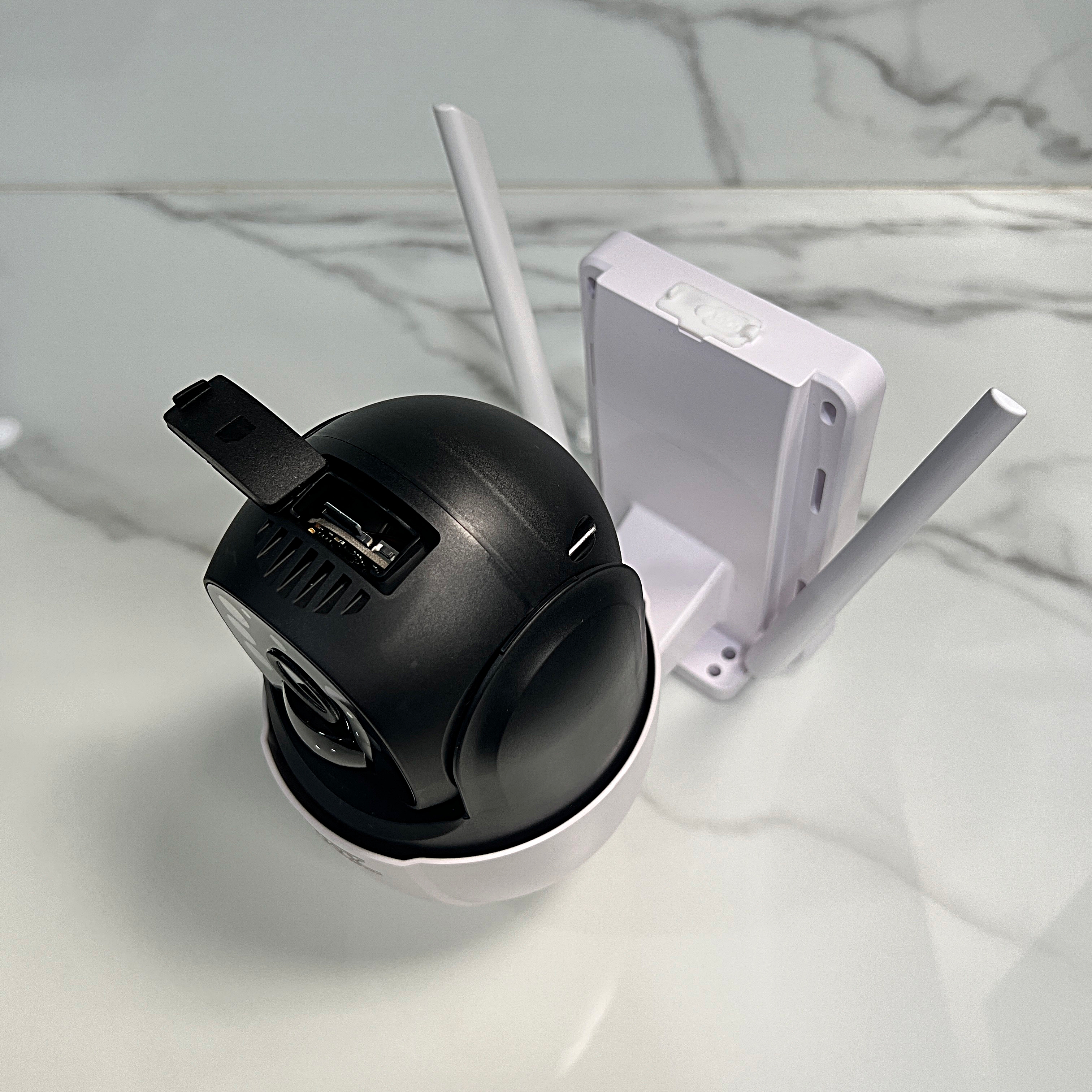 กล้องวงจรปิดโซล่าเซลล์ 4MP EseeCloud (4G) Solar CCTV Camera With 4G รุ่น SCG401P10