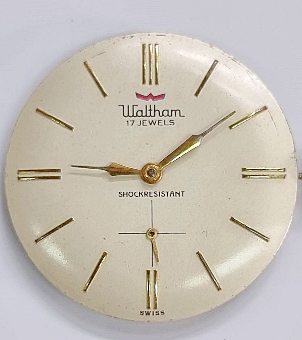 นาฬิกาเก่า WALTHAM ไขลานสองเข็มครึ่ง