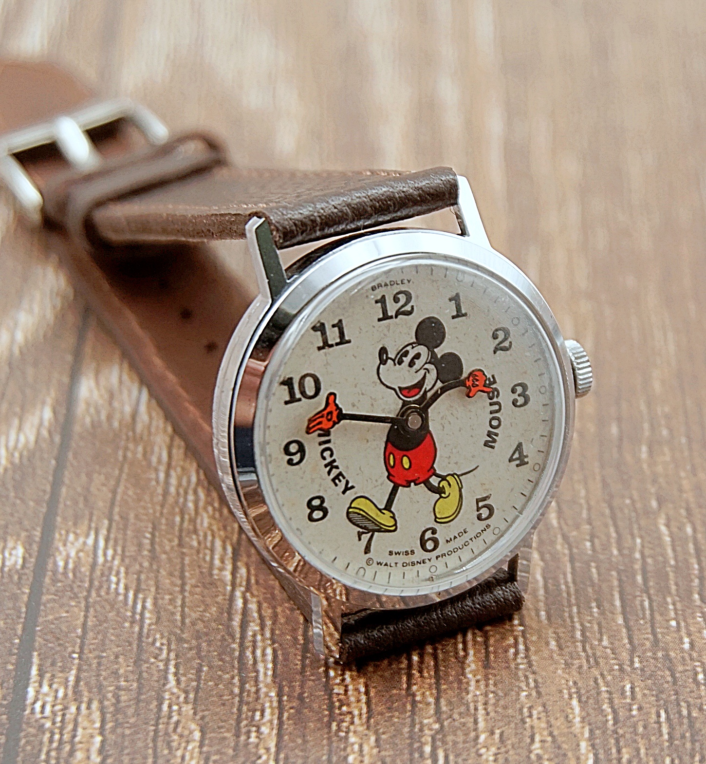 นาฬิกาเก่า MICKEY MOUSE ไขลาน