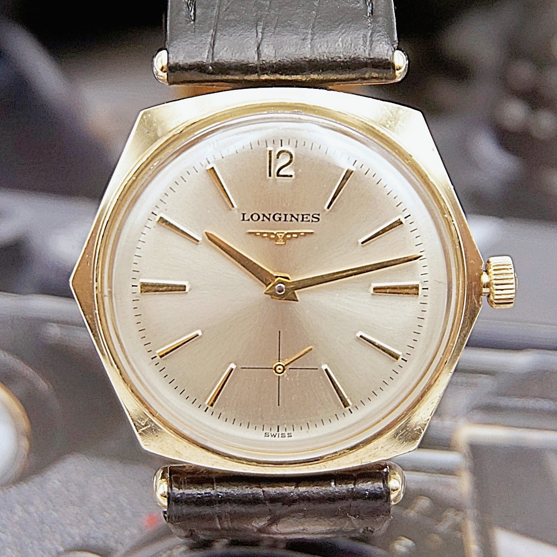 นาฬิกาเก่า LONGINES ไขลานสองเข็มครึ่ง