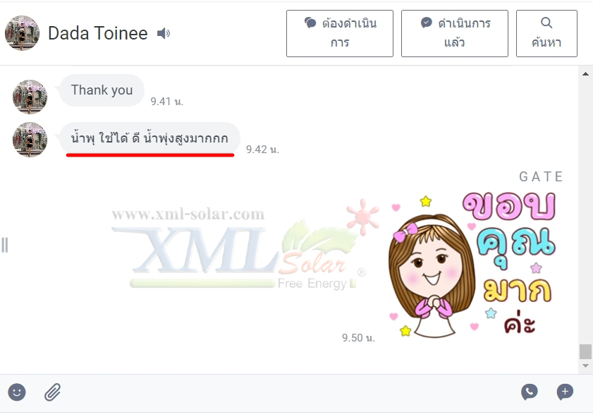 Fountain with separated solar panel (Big size)