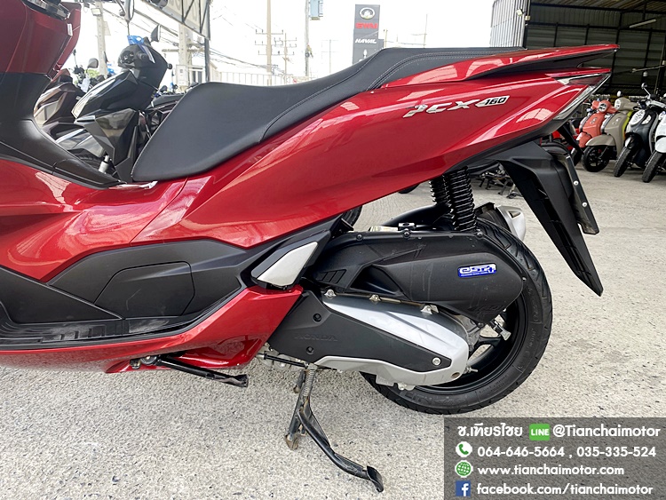 PCX160 ปี64 สีแดงสด เครื่องเดิมๆ ชุดสีสวยรอบคัน เครื่องดี ศูนย์ดี ขับขี่นิ่มๆ ประหยัดน้ำมัน ราคา 82,500