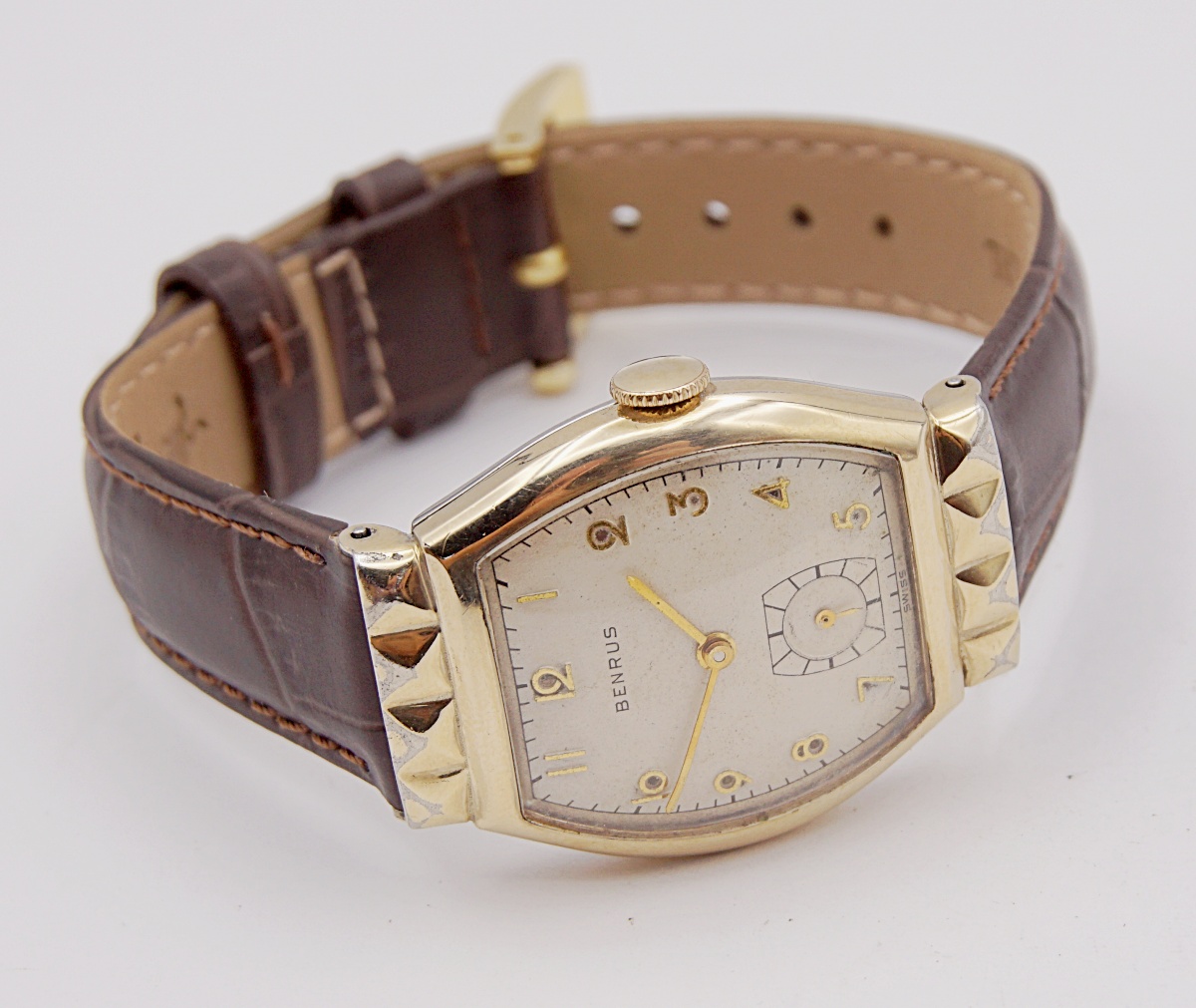 นาฬิกาเก่า BENRUS ไขลานสองเข็มครึ่ง