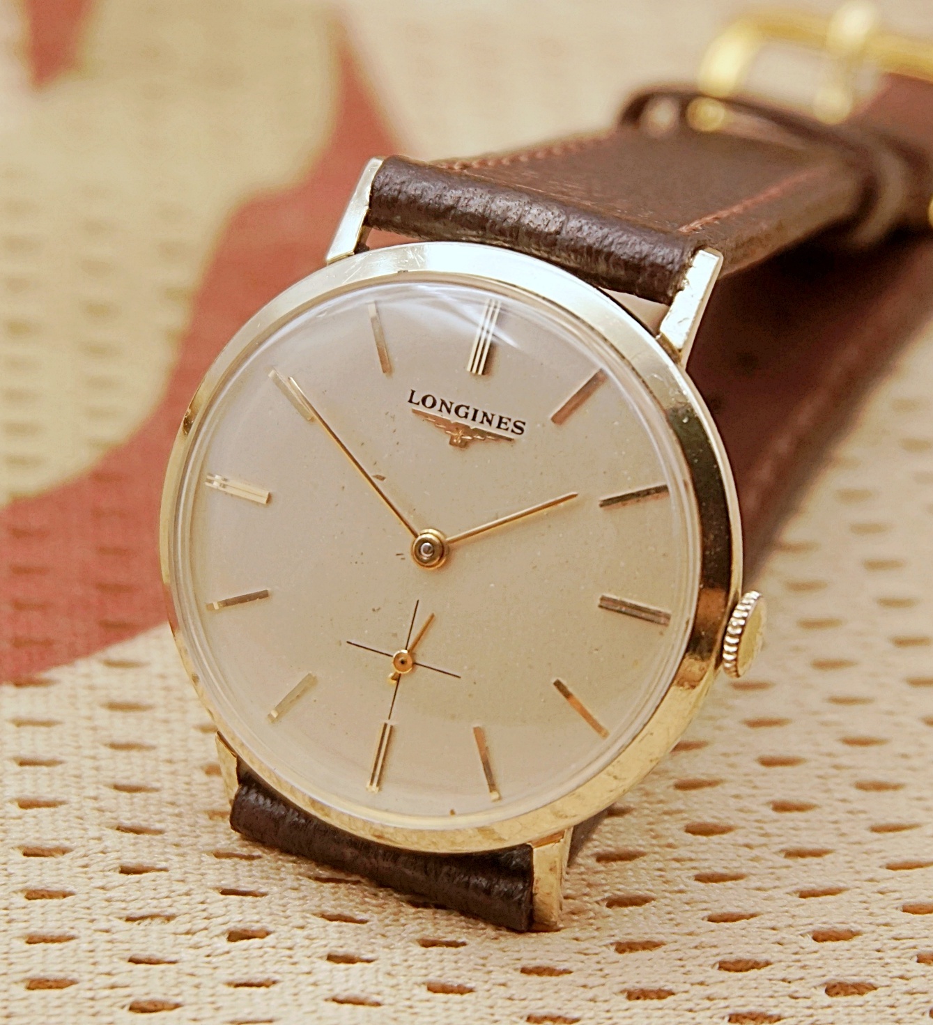 นาฬิกาเก่า LONGINES ไขลานสองเข็มครึ่ง