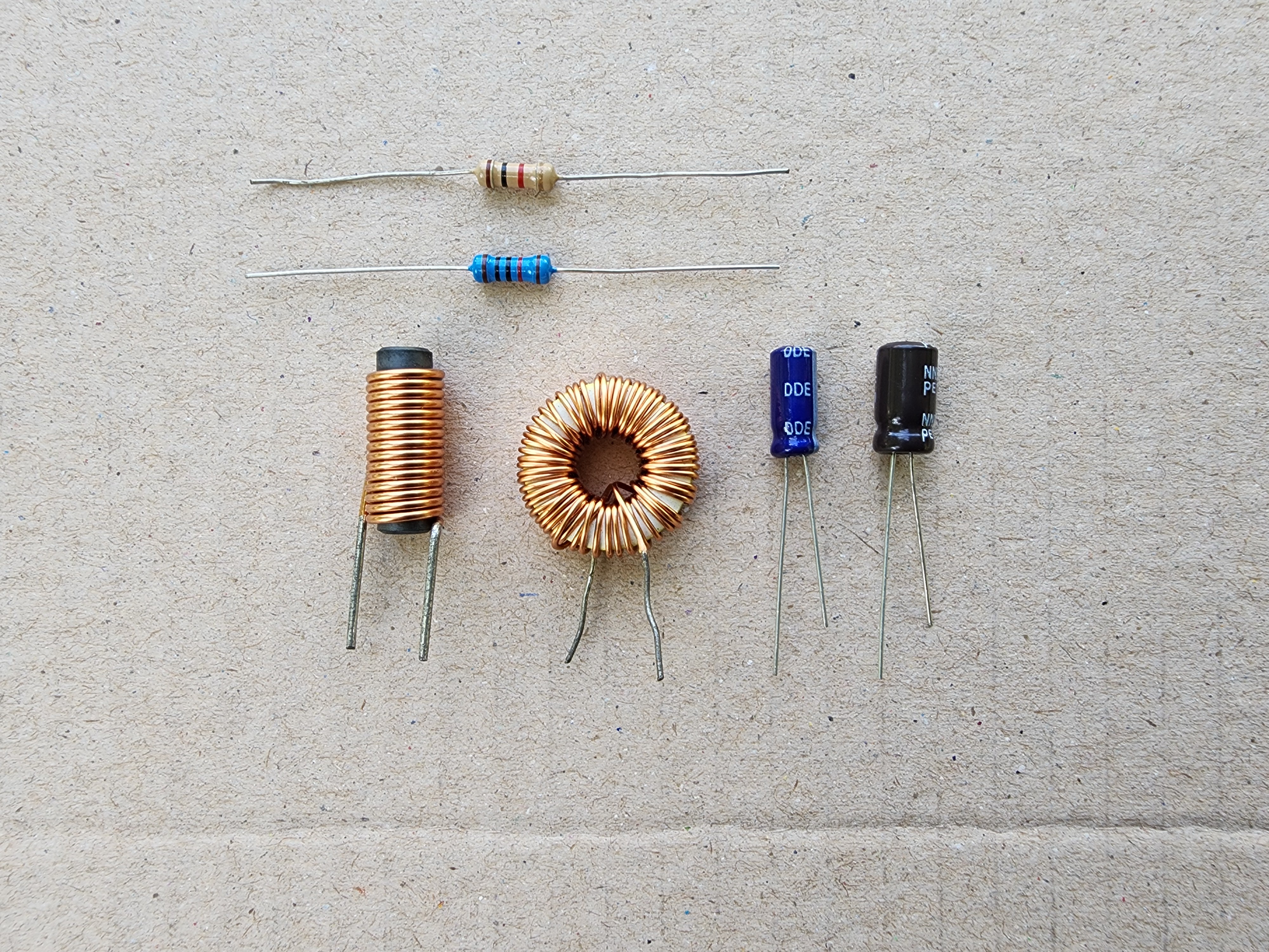 electronics components name and electronics components list