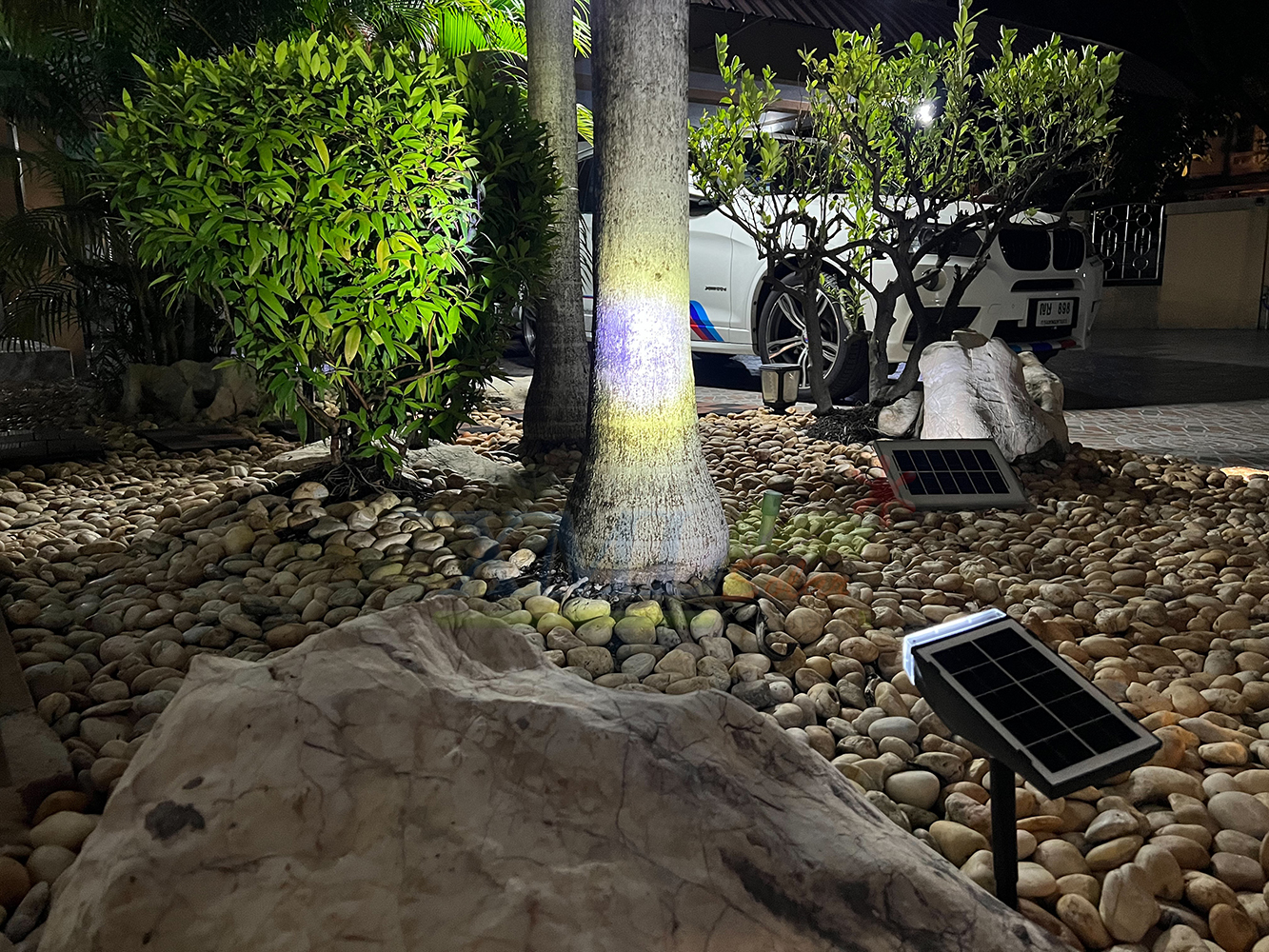 สปอร์ตไลท์ปักสนามโซล่าเซลล์ รุ่น SSL-001