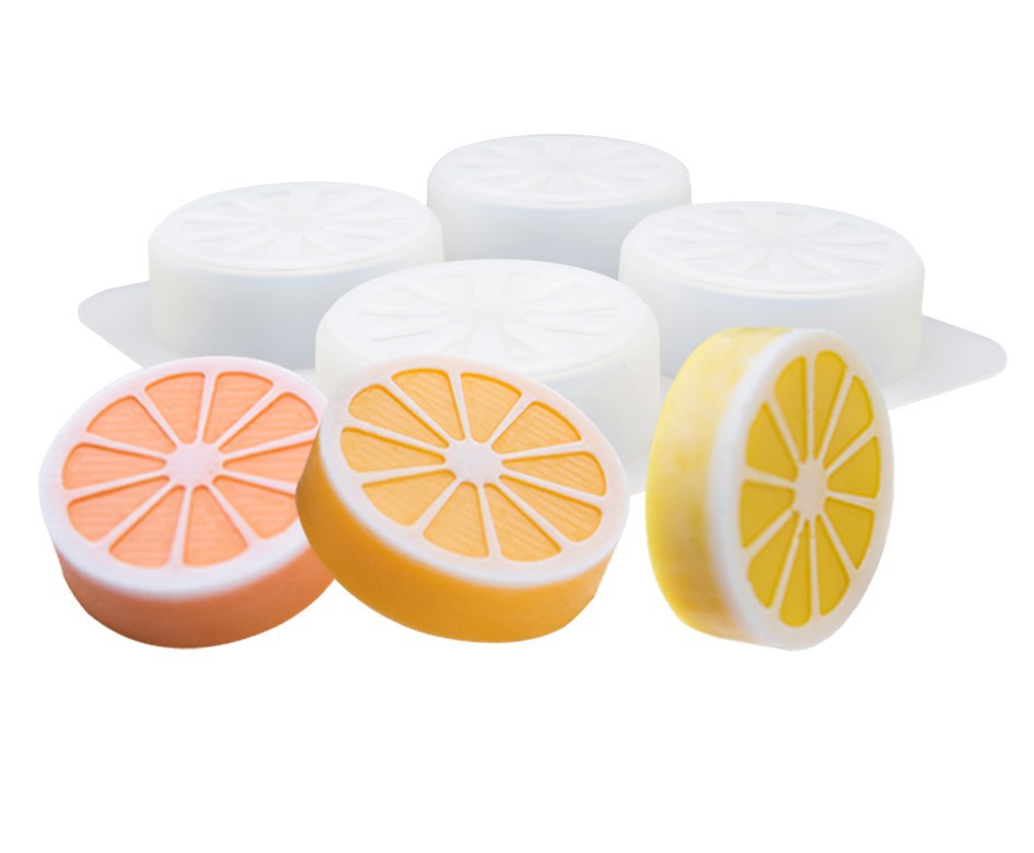โมล(Mold) แม่พิมพ์ซิลิโคน ทำวุ้น ขนม สบู่ งานdiy รูปมะนาว 4 ช่อง (75 G.)