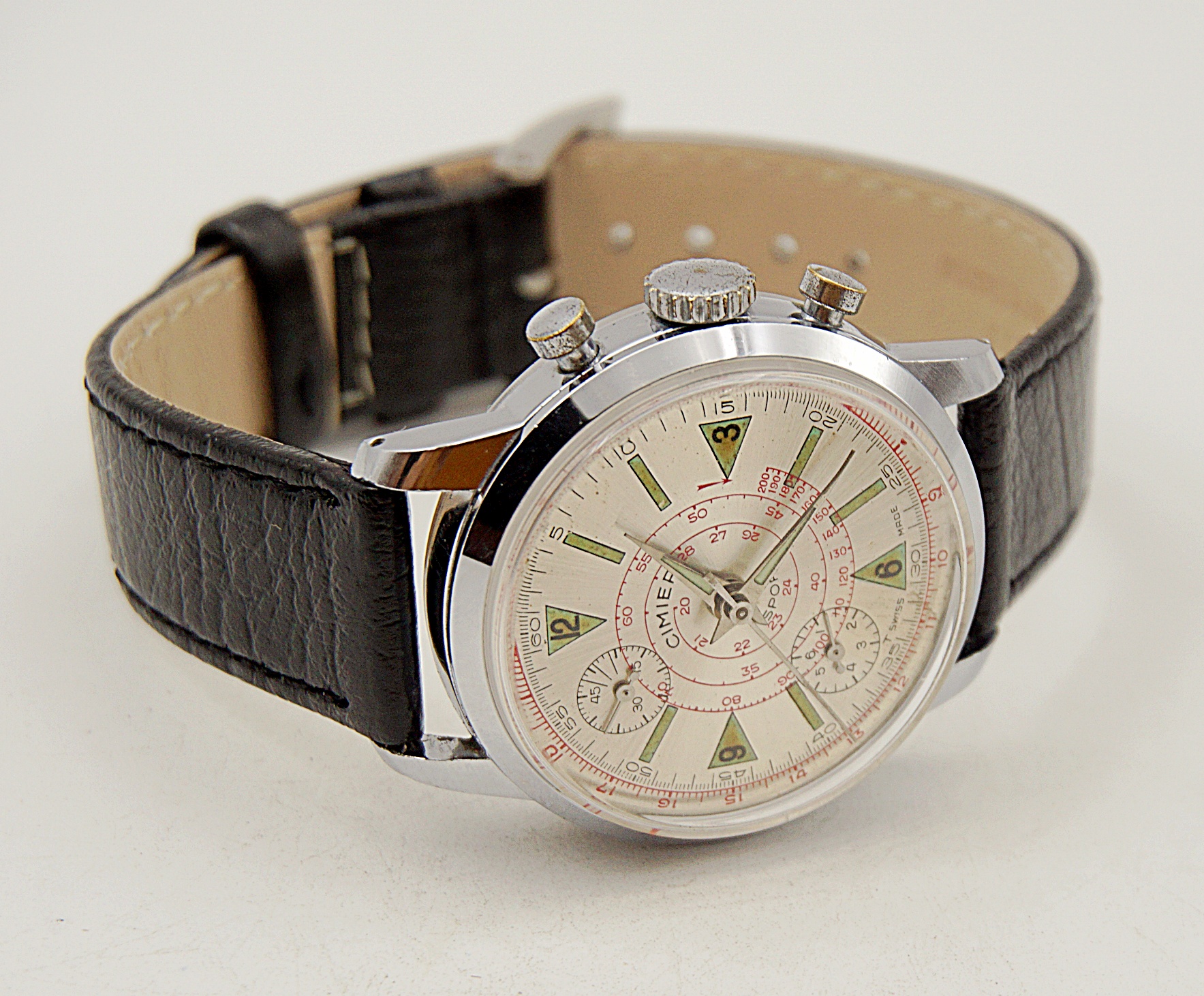นาฬิกาเก่า CIMIER Chronograph ไขลาน