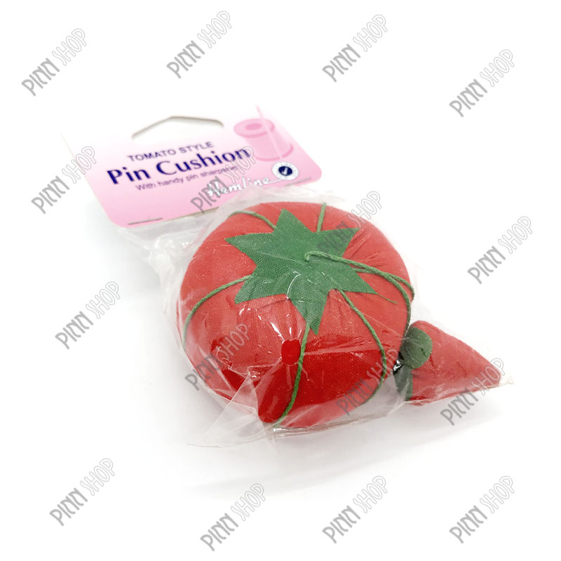 หมอนเข็มรูปมะเขือเทศ