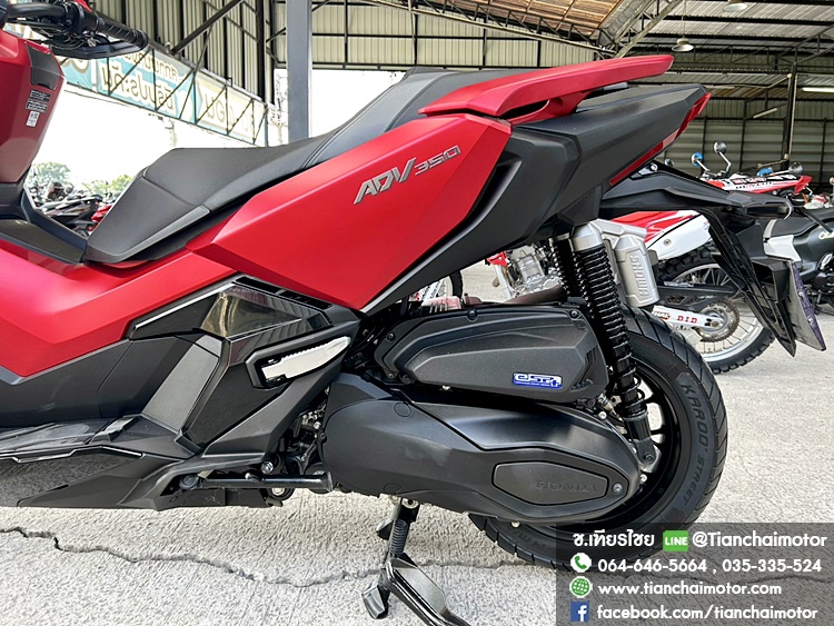 ★ฟรีดาวน์★ADV350 ปี67 สีแดง วิ่งเพียง 7000 กิโล ชุดสีสวยเป๊ะ เหมือนใหม่มาก เครื่องเดิมแน่น เครื่องแรงเร้าใจ ราคา 149,000
