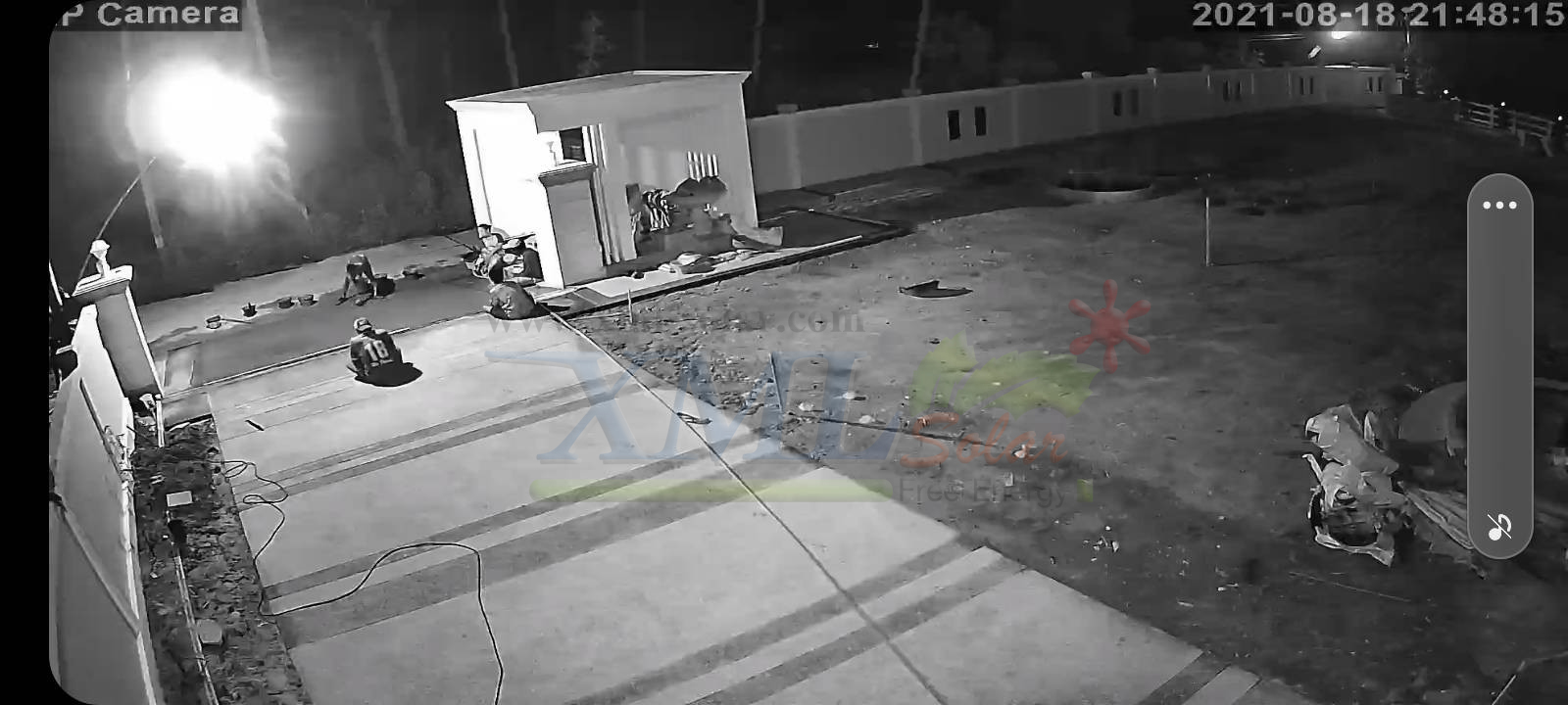 กล้องวงจรปิดโซล่าเซลล์ 80W. / ใช้simcard 4G (1080P) Solar CCTV Camera With 4G