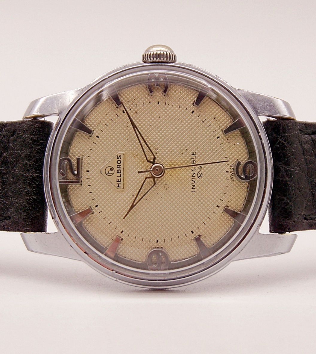 นาฬิกาเก่า HELBROS ไขลาน