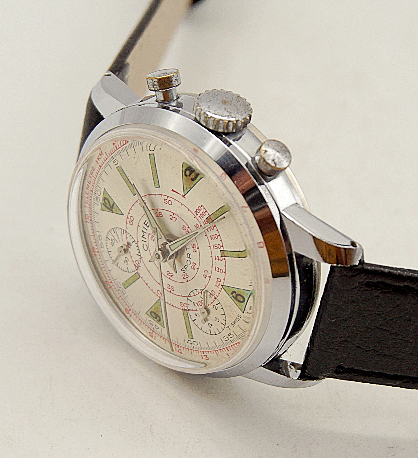 นาฬิกาเก่า CIMIER Chronograph ไขลาน