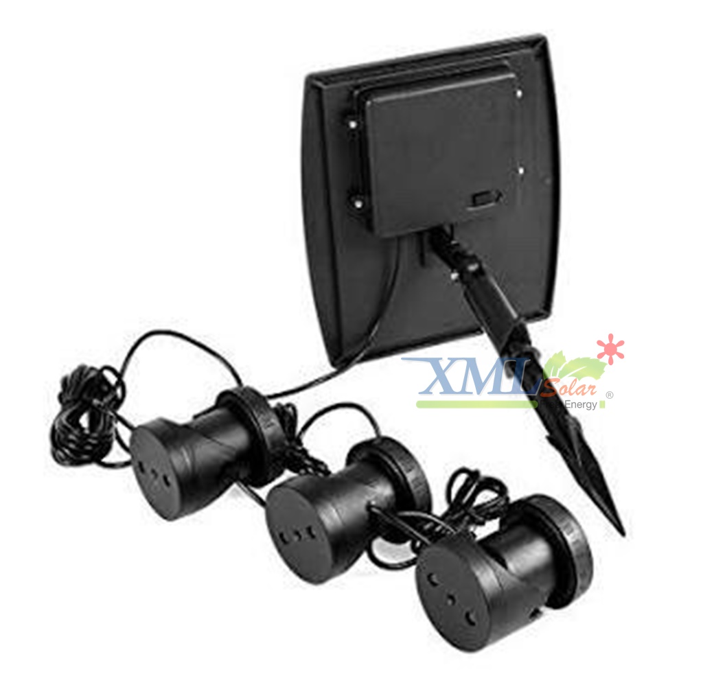 ไฟโซล่าเซลล์ส่องใต้น้ำ 18 LED รุ่น 3 หัว