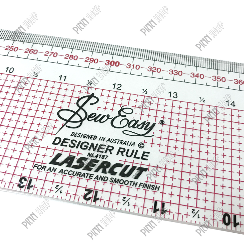 ไม้บรรทัดสำหรับงานตัดเย็บเสื้อผ้า