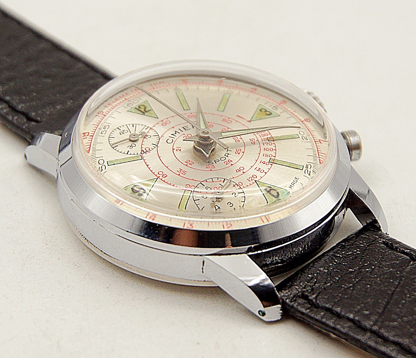 นาฬิกาเก่า CIMIER Chronograph ไขลาน