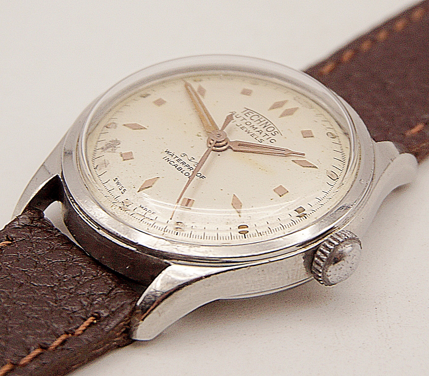 นาฬิกาเก่า TECHNOS ออโตเมติก