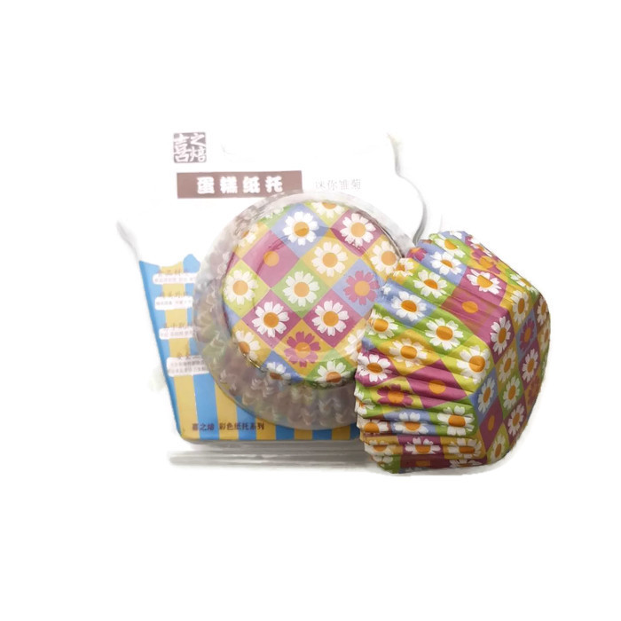 กระทงจีบคัพเค้ก ลวดลาย 5*3*7cm.