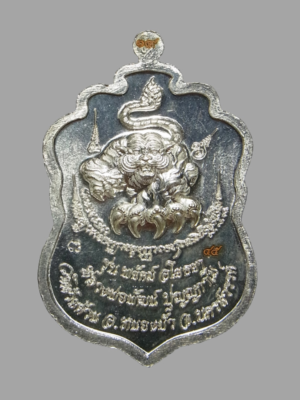 เหรียญพยัคฆ์อโยธยา หลวงพ่อพัฒน์ ปี2563