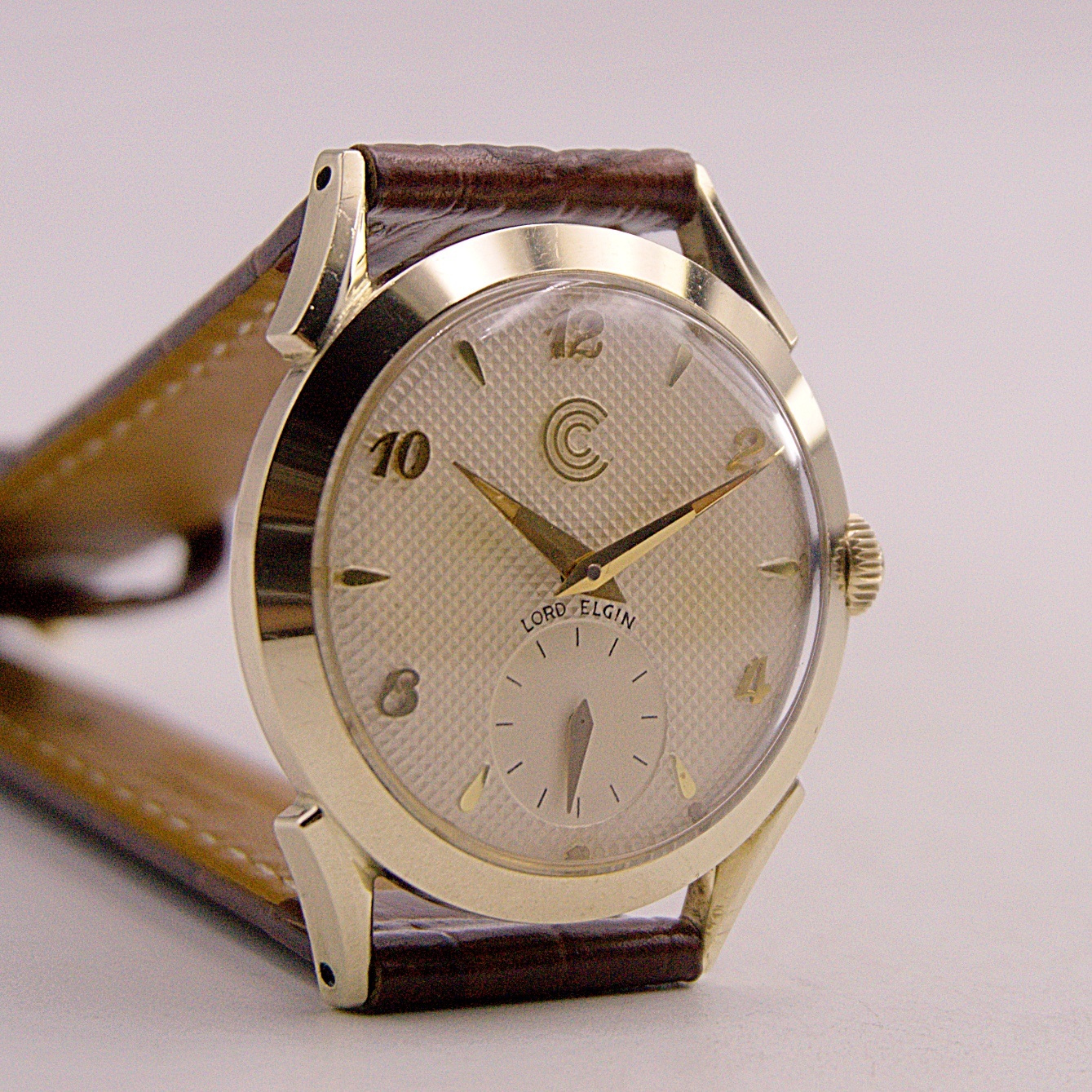 นาฬิกาเก่า LORD ELGIN ไขลานสองเข็มครึ่ง