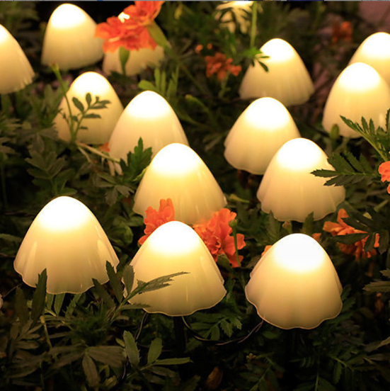 ไฟปักสนามโซล่าเซลล์ รูปเห็ด